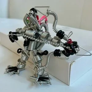 Accents | Handmade Alien Aluminum Wire Art Sculpture | Poshmark